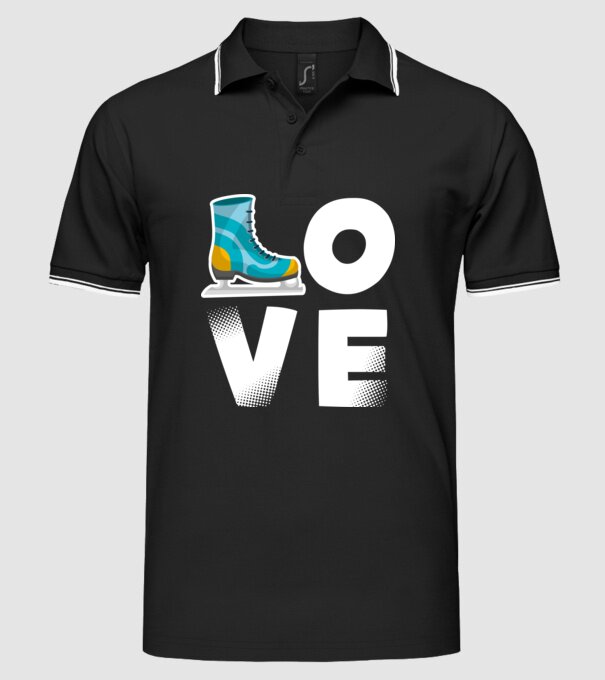 love model negru pe tricou