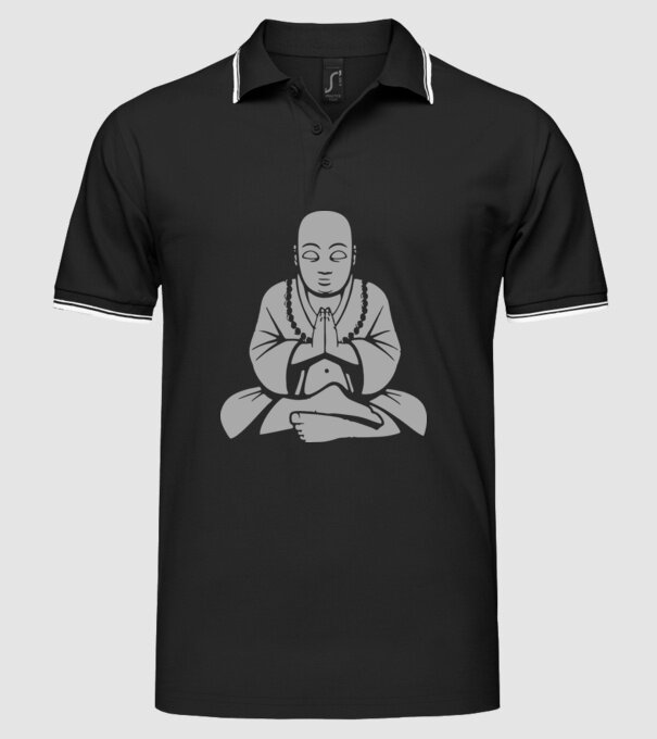 monk model negru pe tricou