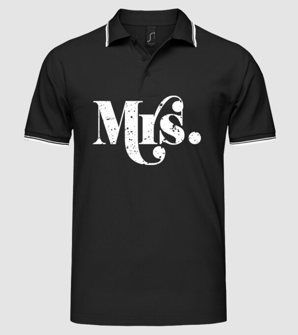 Mrs 2 model negru pe tricou