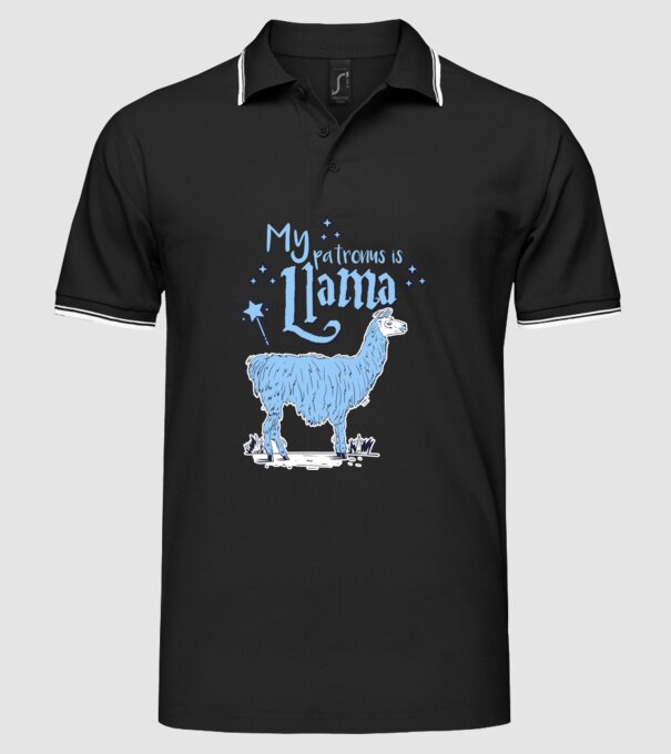 My patronus is Llama model negru pe tricou