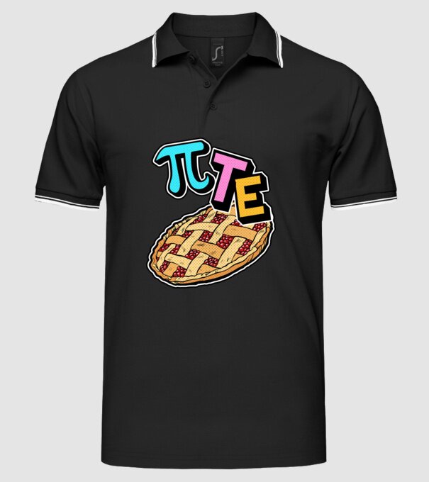 model negru pe tricou