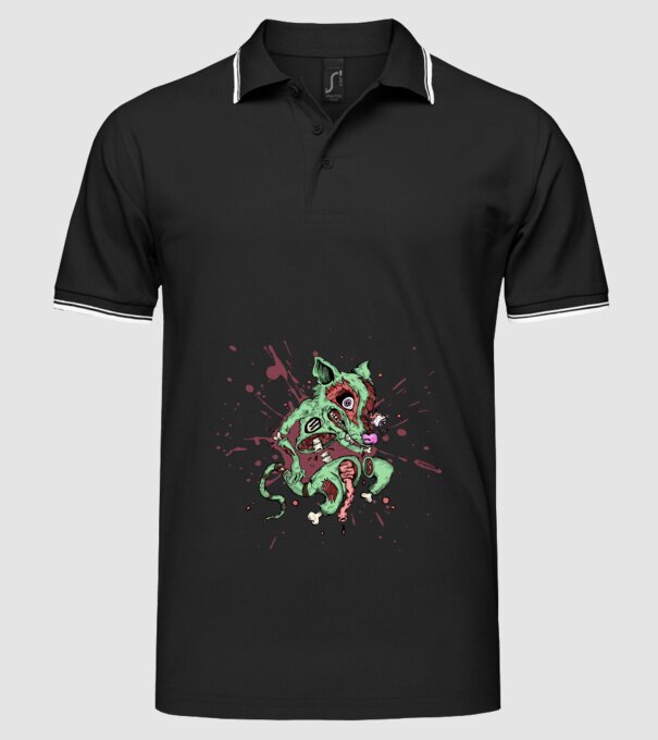 Rat - Snapsleek own model negru pe tricou