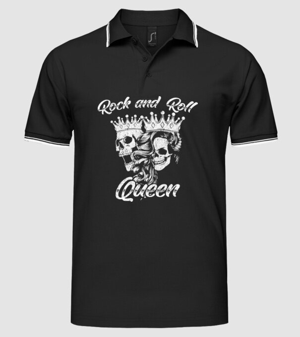 RNR QUEEN model negru pe tricou