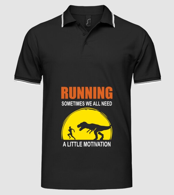 Sometimes we all need a little motivation model negru pe tricou