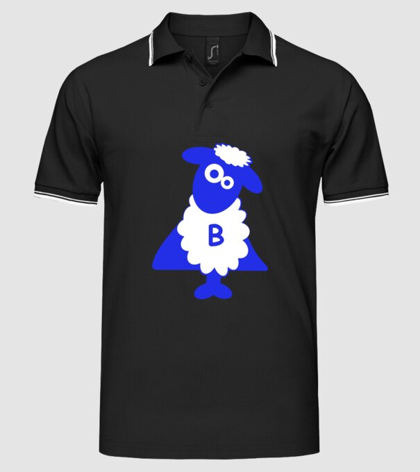 SuperMiel model negru pe tricou