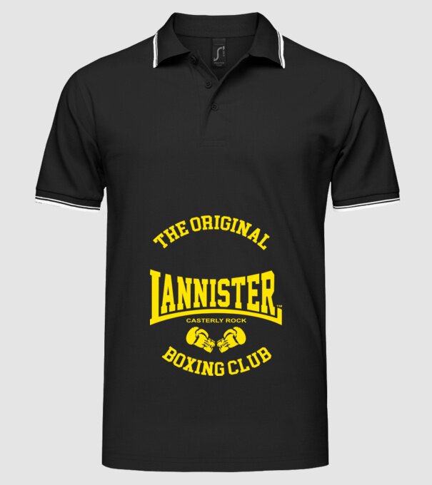 The Original Lannister model negru pe tricou