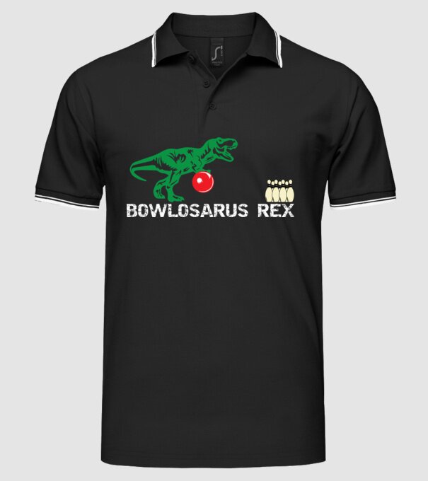 Trex model negru pe tricou