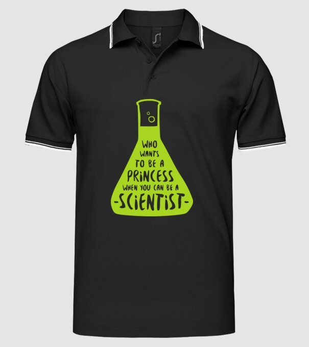 Poți fi un om de știință model negru pe tricou