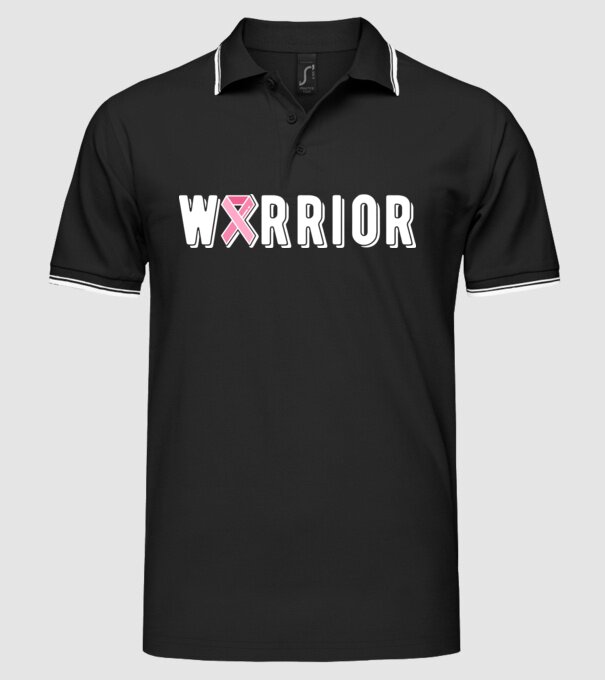 Warrior model negru pe tricou