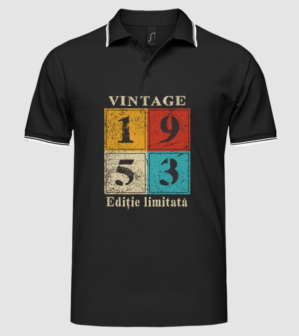 1953 - Ediție limitată model negru pe tricou