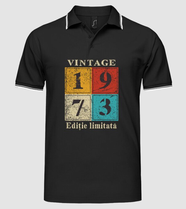 1973 - Ediție limitată model negru pe tricou