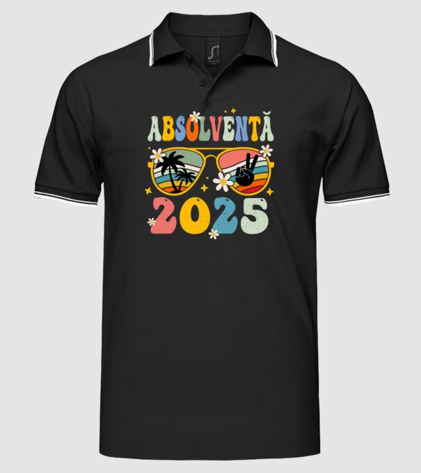 Absolventă 2025 model negru pe tricou