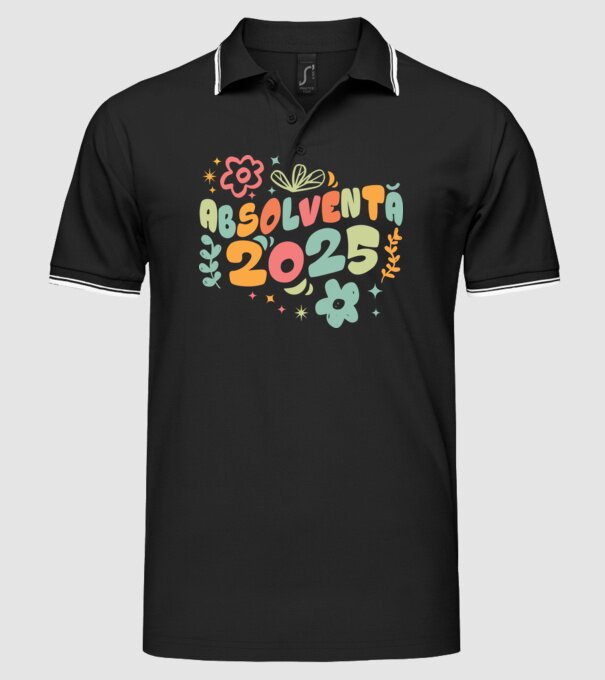 Absolventă 2025 model negru pe tricou