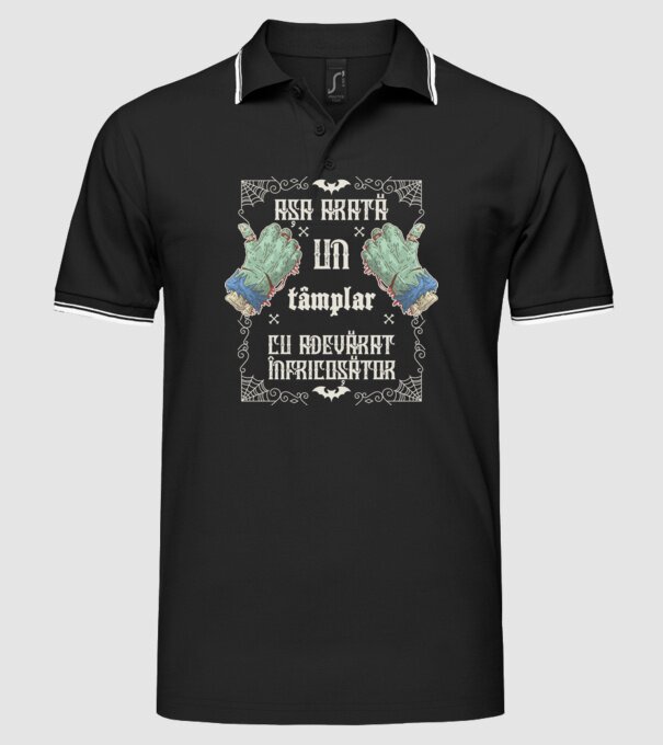 Așa arată un TÂMPLAR cu adevărat înfricoșător model negru pe tricou
