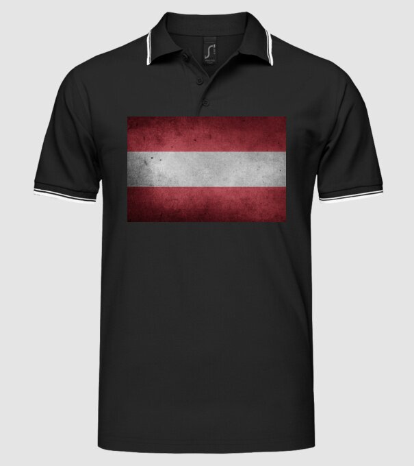 AUSTRIA model negru pe tricou