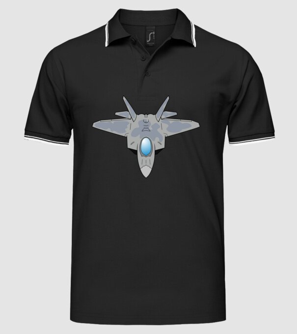 Avioane model negru pe tricou