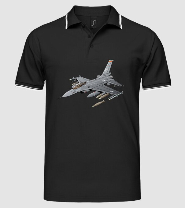 Avioane model negru pe tricou