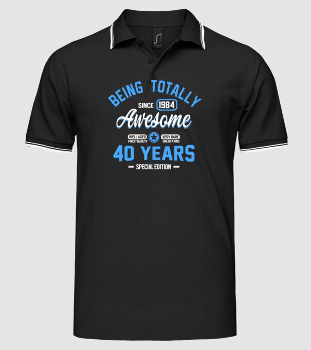 Being totally awesome 40 model negru pe tricou