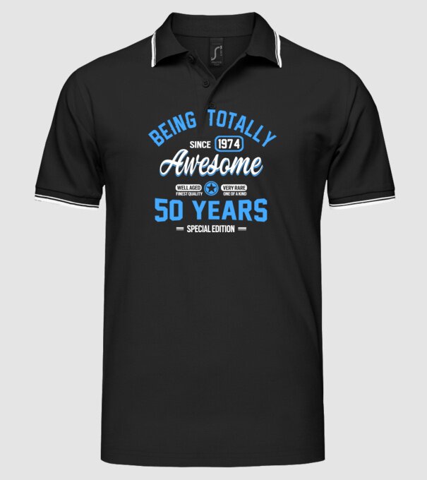 Being totally awesome 50 model negru pe tricou