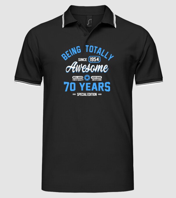 Being totally awesome 70 model negru pe tricou
