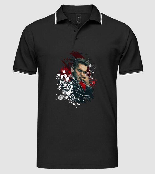 berlin poster model negru pe tricou