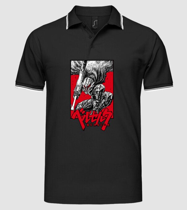 Berserk Guts model negru pe tricou