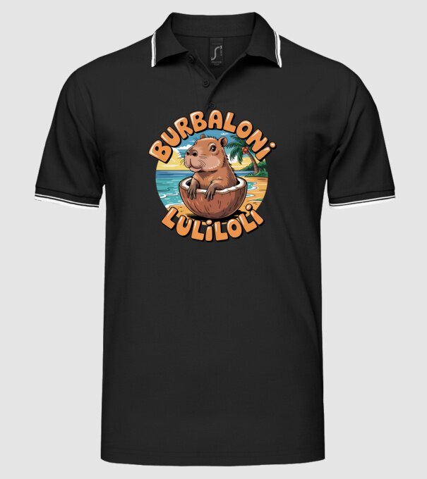 Burbaloni Luliloli model negru pe tricou
