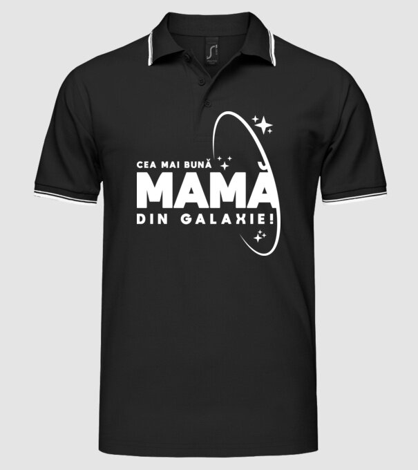 Cea mai bună bunică din Galaxie! model negru pe tricou