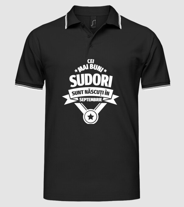 Cei mai buni sudori sunt născuți în Septembrie model negru pe tricou