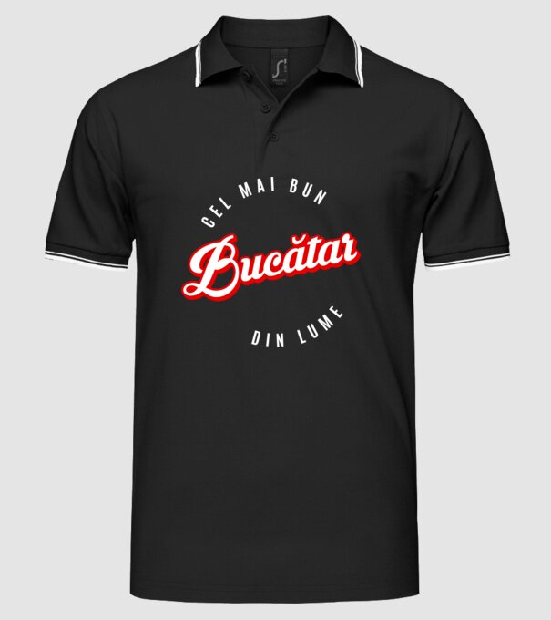 Cel mai bun BUCĂTAR din lume model negru pe tricou