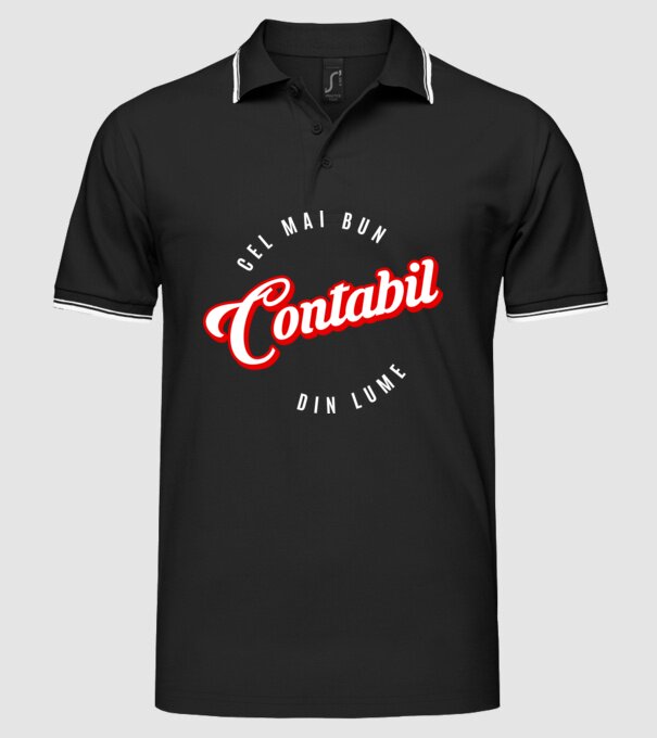 Cel mai bun CONTABIL din lume model negru pe tricou