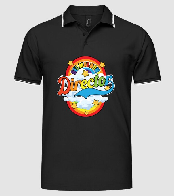Cel mai bun director model negru pe tricou