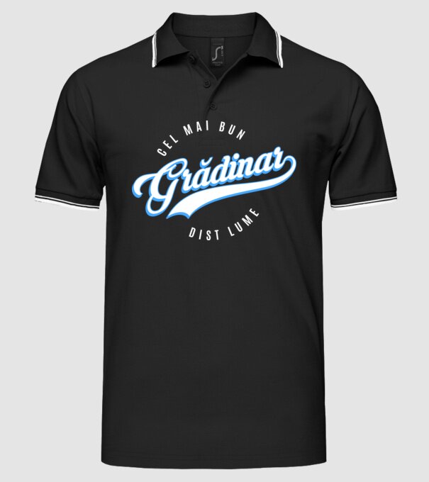 cel mai bun grădinar din lume model negru pe tricou
