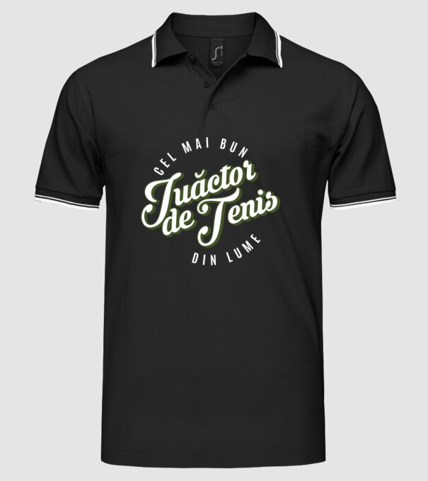 Cel mai bun Juăctor de tenis din lume model negru pe tricou