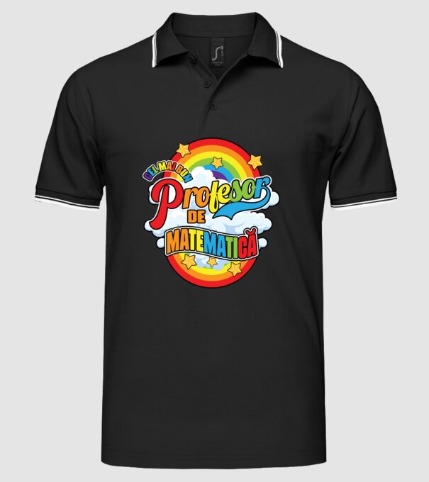 Cel mai bun matematică model negru pe tricou