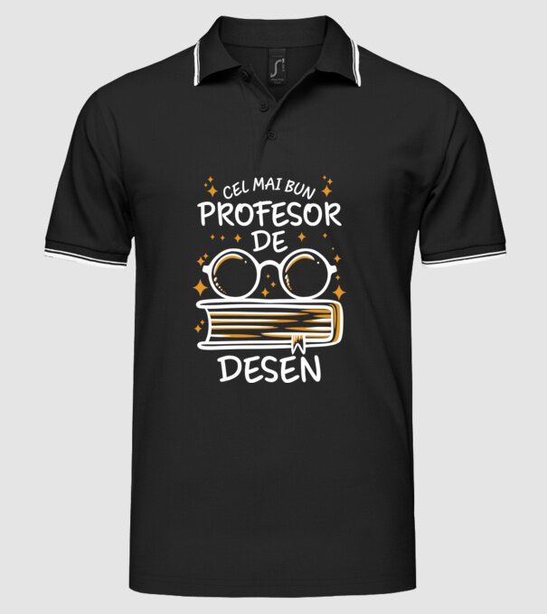 Cel mai bun profesor de desen model negru pe tricou