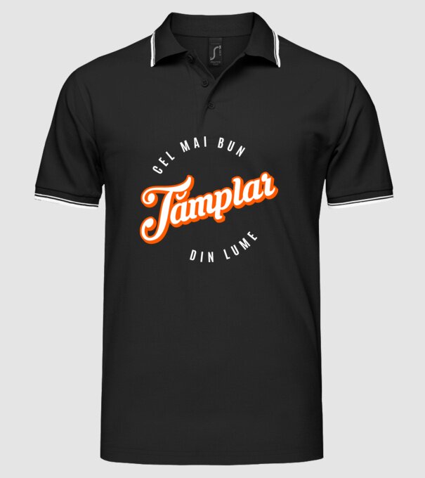 Cel mai bun TÂMPLAR din lume model negru pe tricou