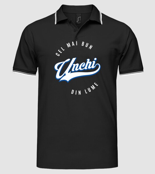 Cel mai bun UNCHI din lume model negru pe tricou