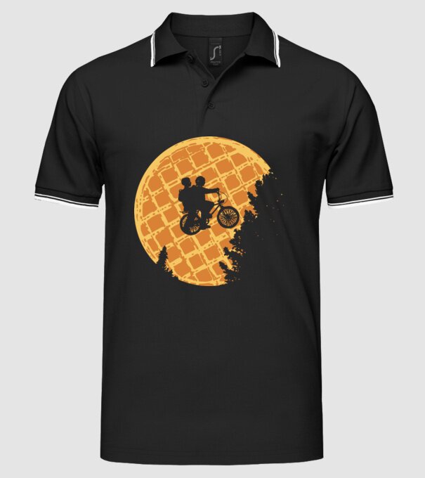 cookie moon stranger things model negru pe tricou