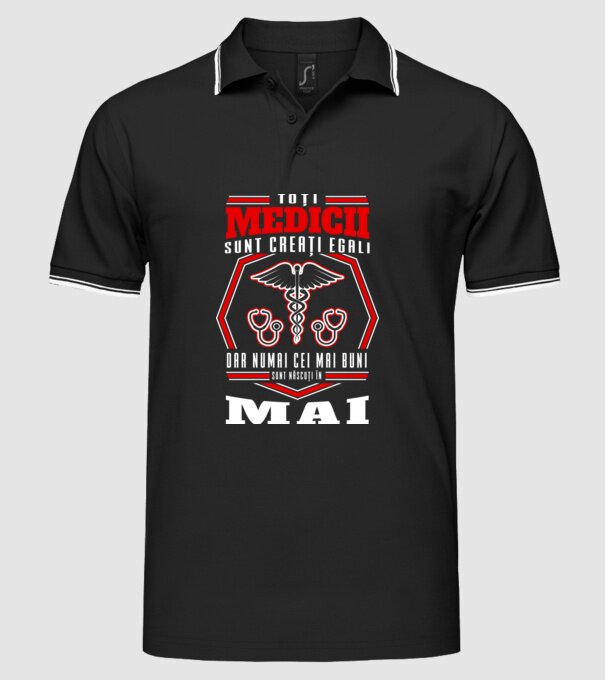 Toți Medicii sunt Creati egali mai model negru pe tricou