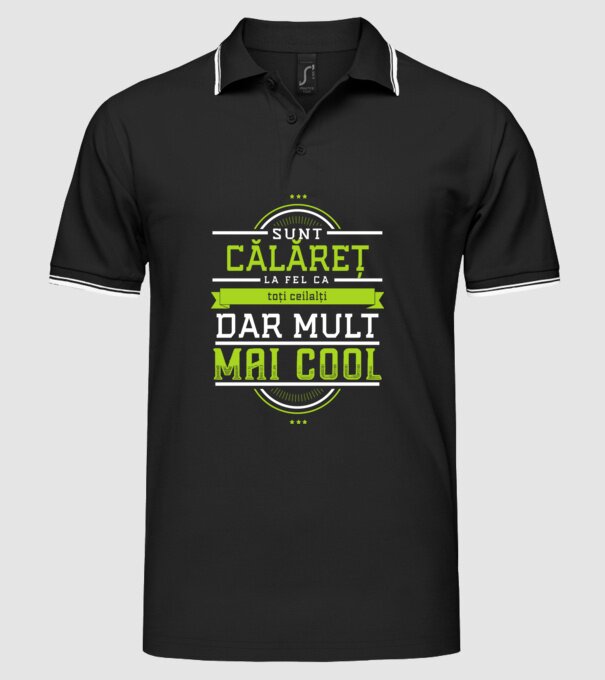 sunt călăreț, la fel ca toți ceilalți, dar mult mai cool model negru pe tricou