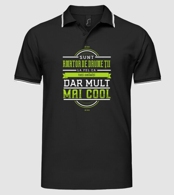 sunt un amator de drumeții, la fel ca toți ceilalți, dar mult mai cool model negru pe tricou