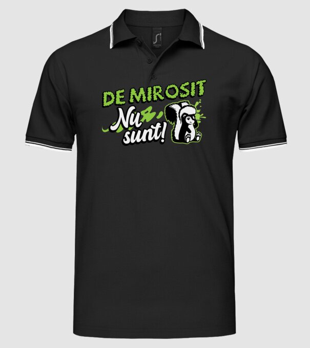De mirosit nu sunt model negru pe tricou