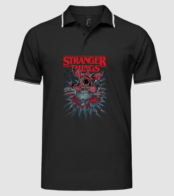 DEMOGORGON model negru pe tricou