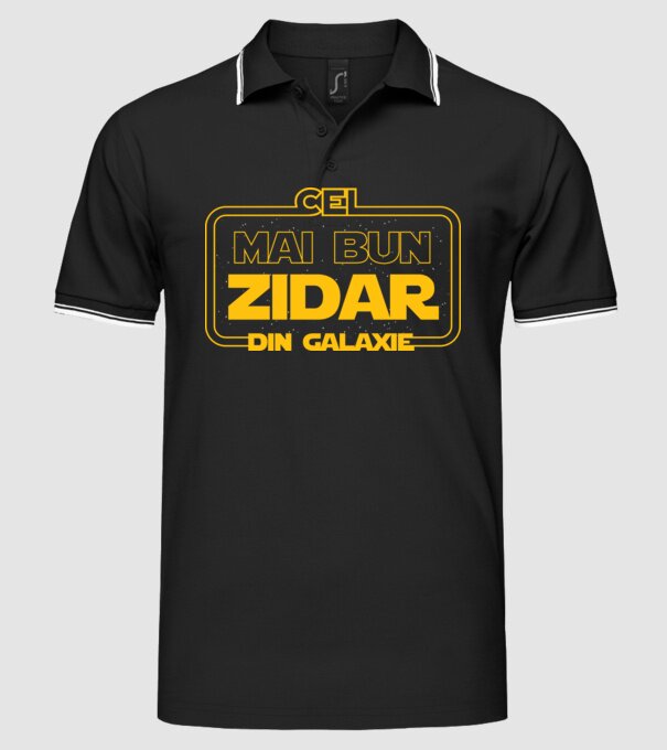 Cel mai bun zidar din galaxie model negru pe tricou