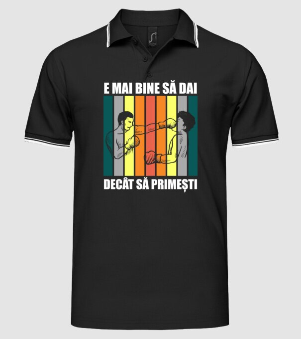 E mai bine să dai decât să primești model negru pe tricou