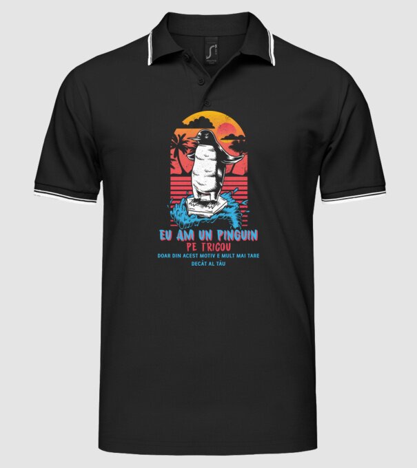 eu am un pinguin pe tricou - doar din acest motiv e mult mai tare decât al tău model negru pe tricou
