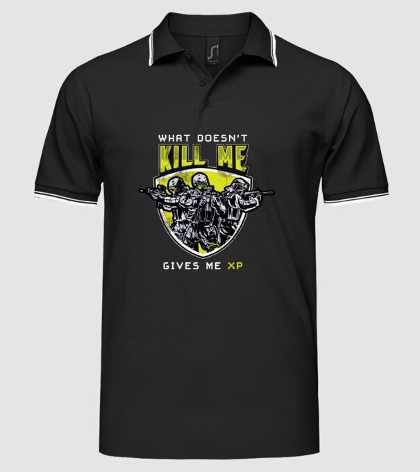Gamer xp model negru pe tricou