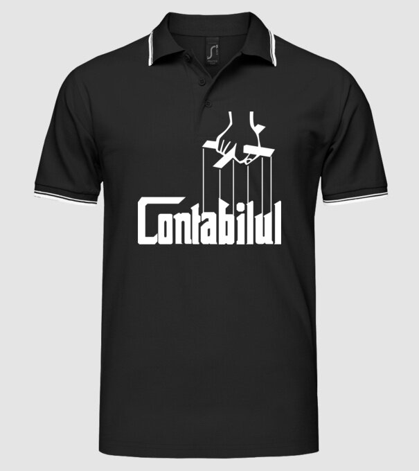 Contabilul model negru pe tricou