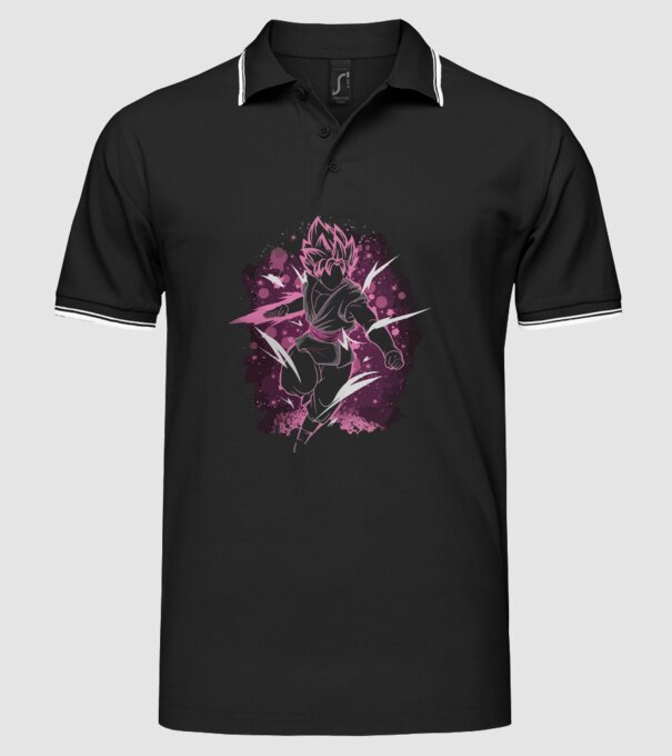 goku training model negru pe tricou